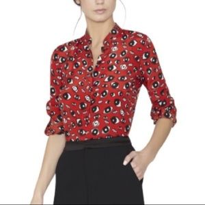 alice + olivia Eloise Eye Print Top